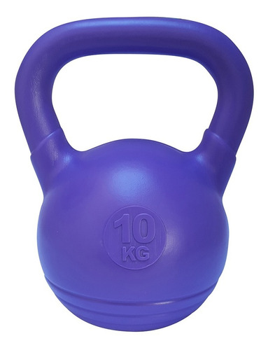 Pesa Rusa O Kettlebell 10 Kg Pvc Gym Fitness Entrenamiento