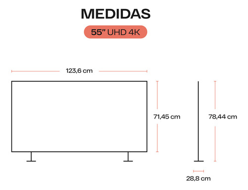 Tv Led Quint 55 Pulgadas Qt2-55android Smart 4k Android Hdr
