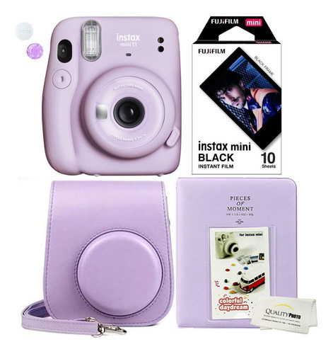 Fujifilm Instax Mini 11 Lila Purple Instant Camera Plus Foto