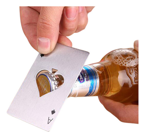 Abridor De Botellas Cartas De Póker 2 Pz