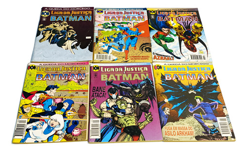 Gibi Batman Liga Da Justiça Queda Do Morcego Completo 1 A 26 (Usado)