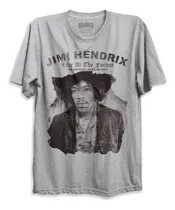Comprar Camiseta - Jimi Hendrix - Live At The Forum (cinza Mescla)