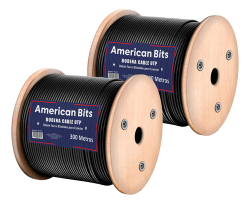 Cables 2 Utp Cat5e P/ Exterior Doble Forro Cal24 Bobina