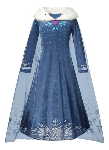 Disfraz De Elsa Disney Para Niña Frozen, Vestido De Princesa