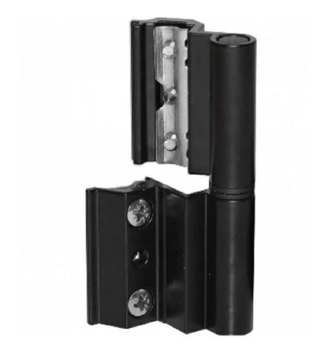 Imagen 2 de 8 de Bisagra H61 Para Ventana De Aluminio Módena Negra X Unid