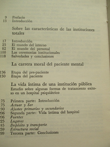 Imagen 4 de 8 de Erving Goffman - Internados (situación Enfermos Mentales)