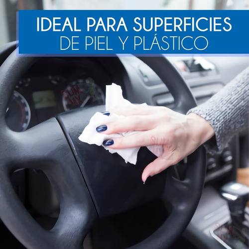 Toallas Humedas Desinfectantes Para Auto Con Aroma 40 Piezas