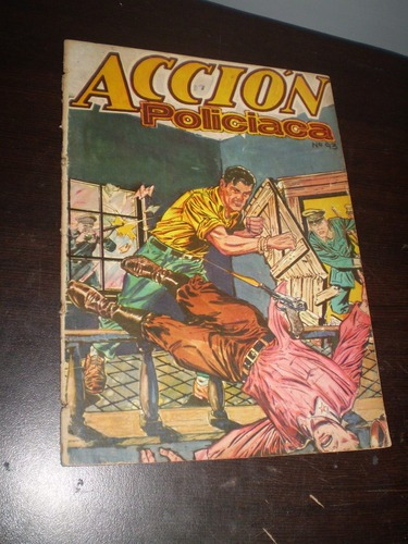 Accion Policiaca Antiguo Comic Nº 93  Mexico 1959 Historiet