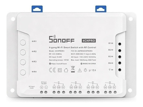 Sonoff Pro R3 Wifi E Rf 433 Mhz Conmutador Inteligente R3 De