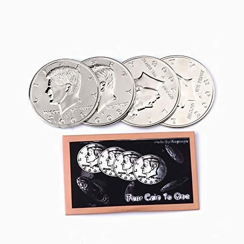 Kits De Magia Enjoyer Jumbo Half Dollar Shells 3 + 1 Set (di