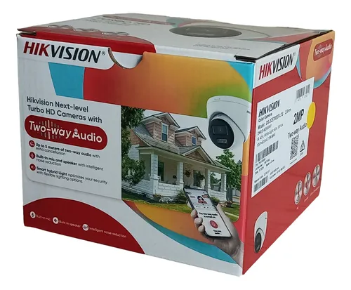 DS-2CE78D0T-LTS Cámara Domo 2mp, Audio Bidireccional, 40m