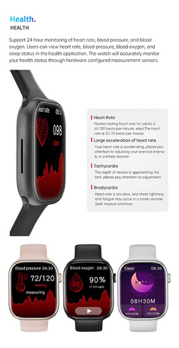 Smartwatch Reloj Inteligente Bluetooth Llamada Amoled Pantal
