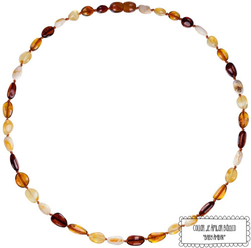 Collar De Ámbar Báltico Para Adultos Baby Ámbar- Certificado