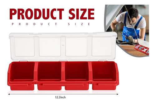 Caja De Almacenamiento Screw Parts Box, Material Reciclado