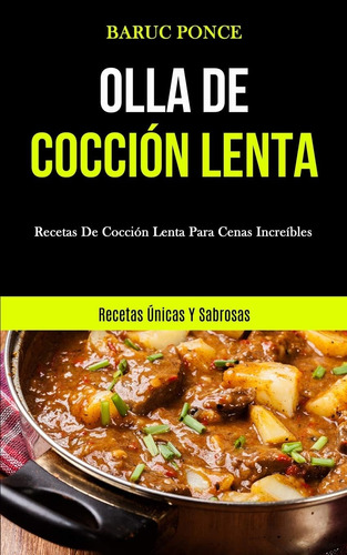 Libro Olla De Cocción Lenta Recetas Cocción Lenta C