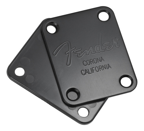 / (bk) Guitarra Bass Neck Plate & Screws Para Strat S For T