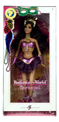 Barbie Festivals Of The World Brasil Carnaval Pink Label