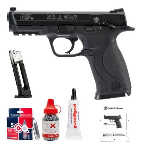 Smith & Wesson Mp40 (4.5mm) 410 Fps 19 Rd Xchws P