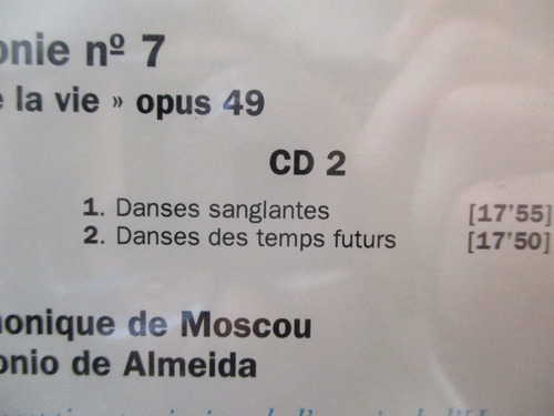 Imagen 3 de 5 de Charles Tournemire . Symphonie Nº 7 Les Danses De La Vie