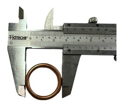Imagen 2 de 3 de Empacadura Tubo De Escape De Moto Scooter/matrix Tipo Oring
