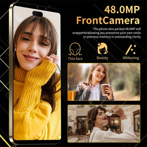 Q Smartphone Android Barato I14promax 6.7 De 8 Gb+256 Gb [vu