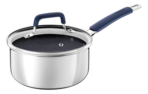 Bateria de Cocina Tramontina Romagna 4 piezas Acero Inoxidable Aluminio y antiadherente Cerámico Negro