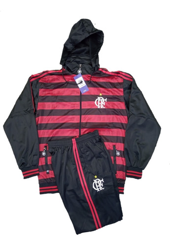 Conjunto Agasalho Flamengo Calça E Blusa De Frio 