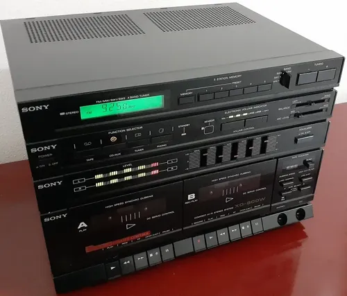 System Sony Xo-800w C/entrada Phono&auxiliar Lindo Ver Video