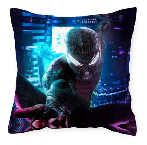 Cojín Almohada Sublimado Full 45 X 45 Super Héroe Araña