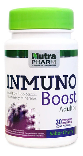 Inmuno Boost Probioticos Vitaminas Minerales Adulto X30 Comp