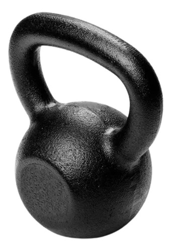 Kettlebell Pintado Treinamento Funcional - 8 Kg Cor Preto