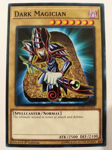 Dark Magician - Common      Ledd A     Mago Oscuro