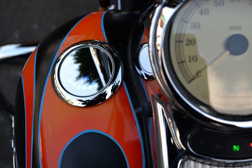 Imagen 2 de 15 de Impresionante Harley Road King Custom 1584 Muy Llamativa