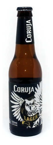 Cerveja artesanal Coruja American Lager 355ml