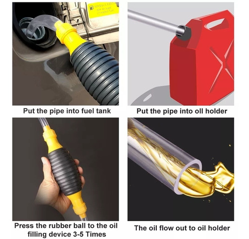 Manguera Para Sacar Agua Trasegar Gasolina Pera