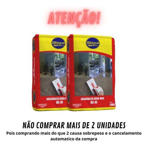Argamassa Super Cola Ac3 Interna/externa Blocos Massa 20kg
