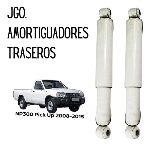 Rear Shock Absorbers Nissan Estaquitas 2006 Orig