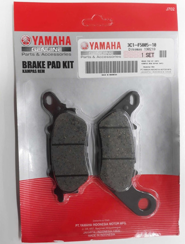 Pastillas De Freno Traseras Yamaha Nmx 155 Original Ofert