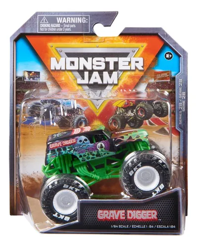 comprar Monster Jam Camión Grave Digger Escala 1:64 Color Celeste