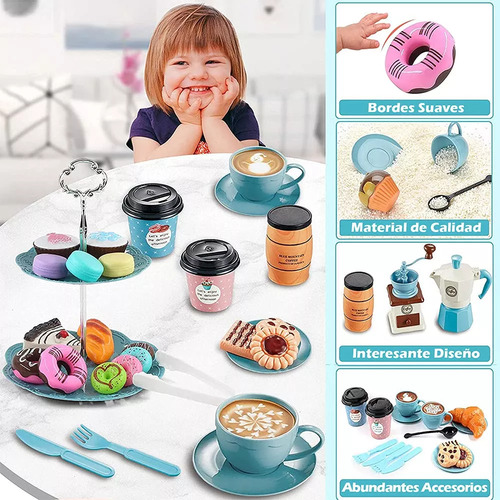Niña Te De Piezas Para De E Juego Easytao Juguet 38 T Juego