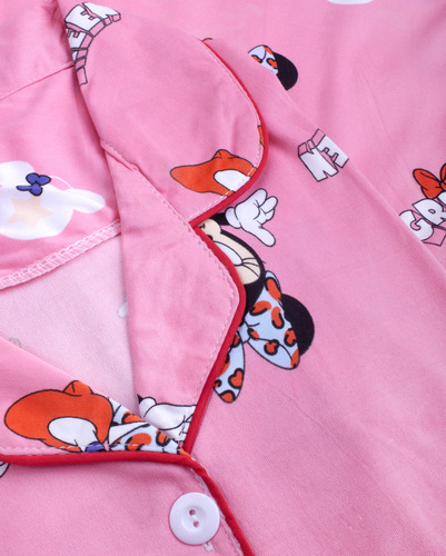 Pijama De Minnie Mouse De 2pzas Para Dama