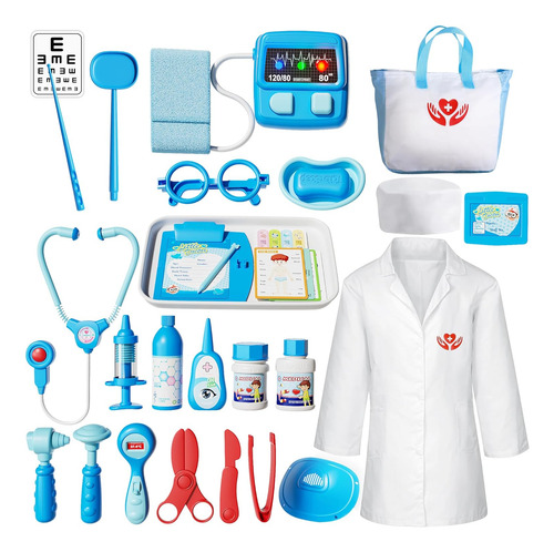 New Doctor Kit For Toddlers 3-5 - Pretend Play Set With 3...