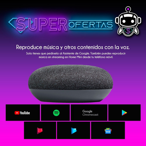 Google Home Mini O R I G I N A L E S - Sin Caja - Nuevos !