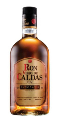 Pack De 2 Ron Viejo De Caldas Añejo 3 Años 750 Ml