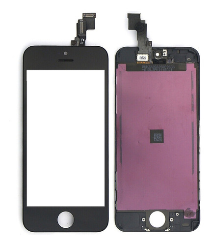 Display Apple iPhone 5c Negro Con Colocación 