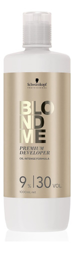  Oxidante Blond Me Schwarzkopf 30vol X 1 Unidad 1000ml Tono Sin tono