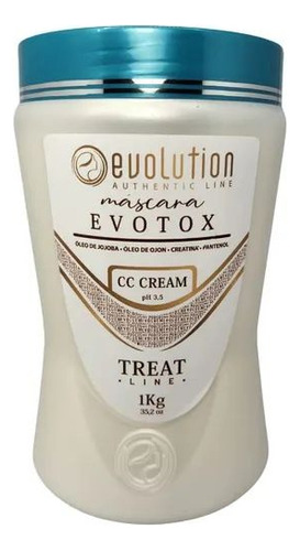 Evolution Authentic Line Evotox Cc Cream Realinhamento Hidratante 1kg