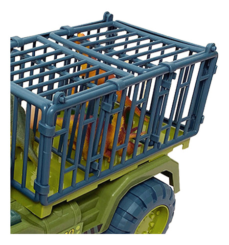 Camión De Transporte De Dinosaurios Playset, Vehículo De Tra