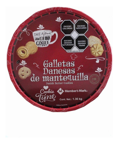 Lata De Galletas Danesas De Mantequilla 1.36 Kg