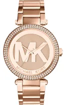 Comprar Reloj 39mm Sumergible 100m Michael Kors Rosa Gold 